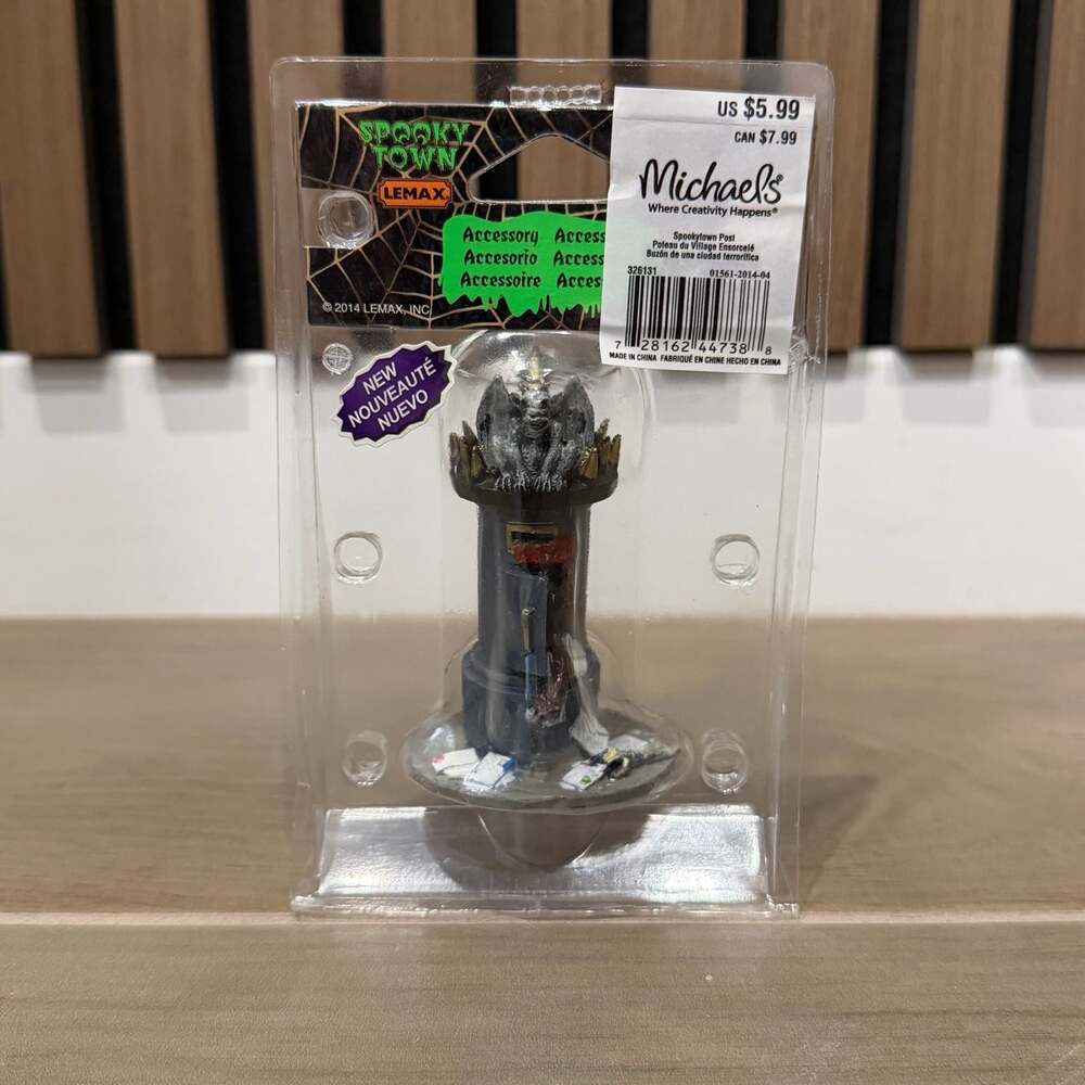 Lemax Spooky Town Spookytown Post Mailbox Accessory Figurine #326131